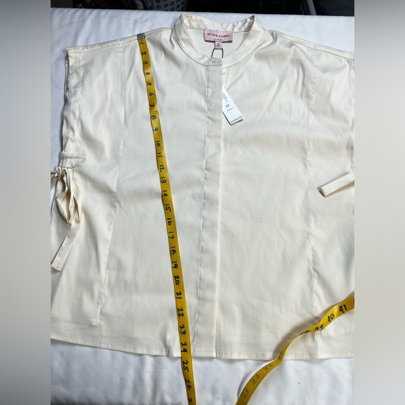 BLACK LABEL by CHICOS Cream drop shoulder button down size M. - Picture 12 of 12